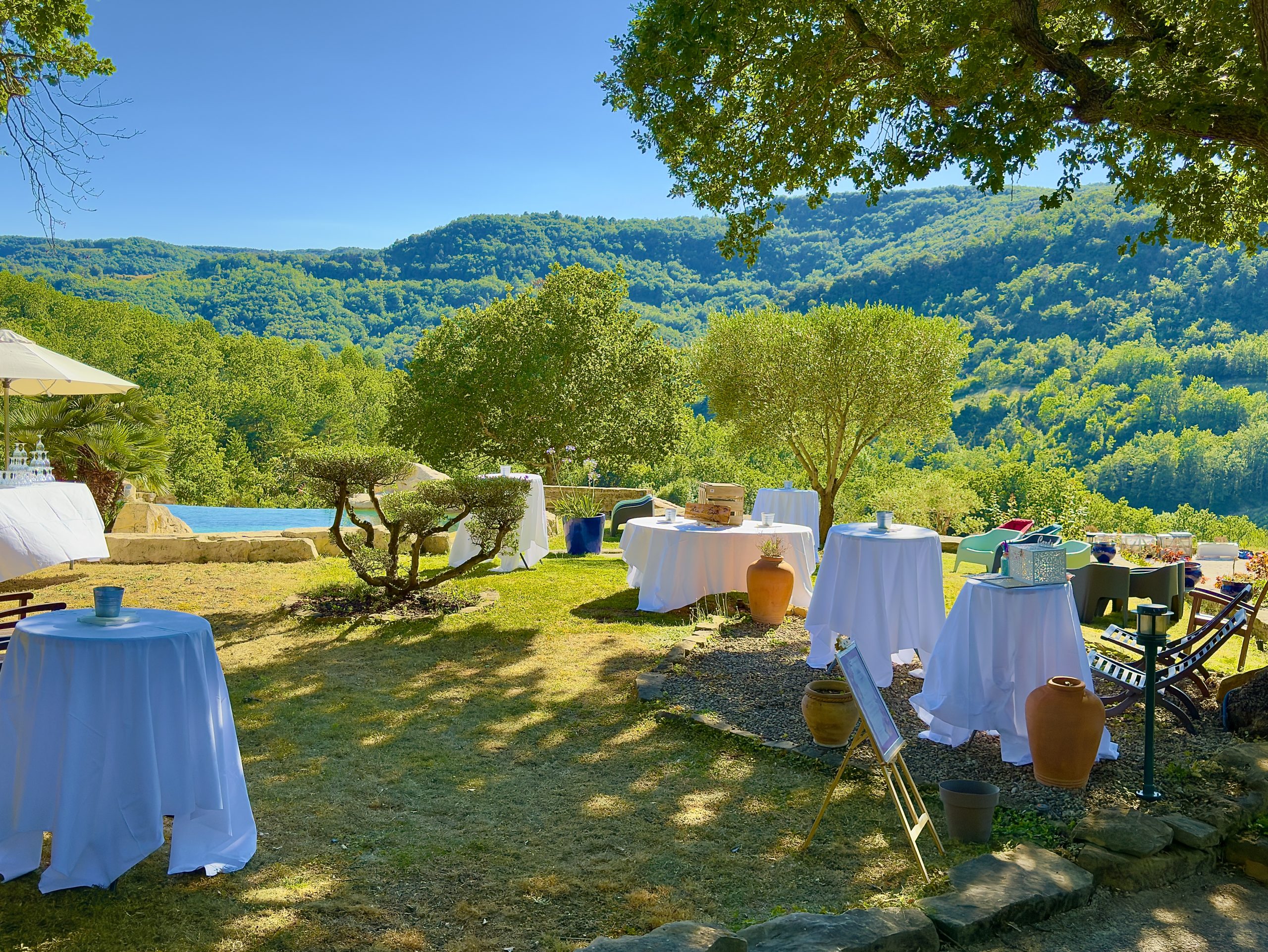 Jardin et piscine